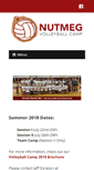 Mobile Screenshot of nutmegvolleyball.com